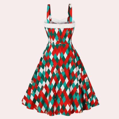 EDUARDA - Festive Christmas Dress for Women