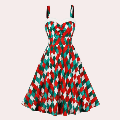 EDUARDA - Festive Christmas Dress for Women