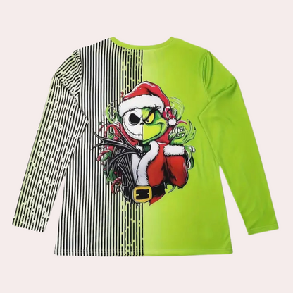 FREDA - Printed Christmas Sweater for Women